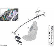BMW Side Airbag Front Right Seat - Genuine BMW 72127389236