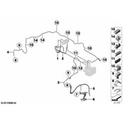 BMW Pipeline With Pressure Hose - Genuine BMW 34326859024