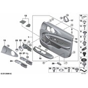 Mini Exterior Door Handle - Genuine Mini 51417360834