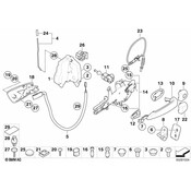 BMW Handle Bracket Base Right - Genuine BMW 51217059666