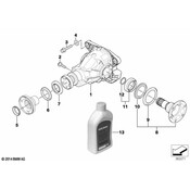 BMW Drive Flange Output Left - Genuine BMW 33137840563