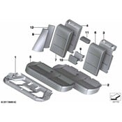 BMW Seat Cover - Genuine BMW 52207256749