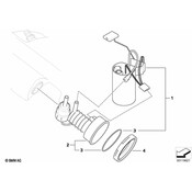BMW Fuel Level Sending Unit Screw Cap - Genuine BMW 16116760285