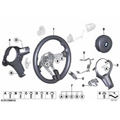 BMW M Sports Steering Wheel Leather - Genuine BMW 32307851235