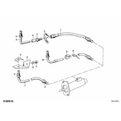 BMW Clutch Pressure Hose (L=352mm) - Genuine BMW 21521114542