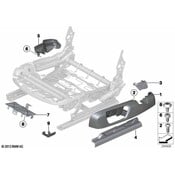 BMW Seat Frame Trim Panel - Genuine BMW 52107308188