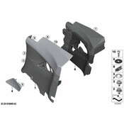 BMW Speaker Cover - Genuine BMW 65139871944