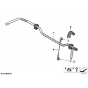 BMW Suspension Stabilizer Bar - Genuine BMW 31306853912