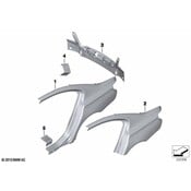 BMW Rocker Panel Reinforcement - Genuine BMW 41217308311
