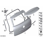 MINI Liftgate Support Strut Holder - Genuine MINI 51249806628