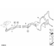 BMW Pressure Hose Assy (M14X15) - Genuine BMW 37136772445