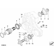 BMW Output Flange Rear - Genuine BMW 27127531524