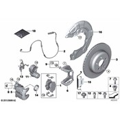 BMW Disc Brake Caliper Bracket - Genuine BMW 34206898591
