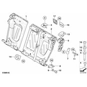 BMW Support F Roller Blind Backrest - Genuine BMW 51479138952