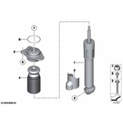 BMW Hex Bolt With Washer (M8X31 510 9) - Genuine BMW 33506781988