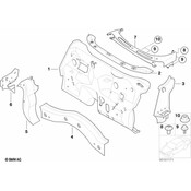 Mini Fender Closing Plate - Genuine Mini 41117132754