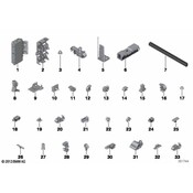 BMW Cable Bracket For B+ Cable - Genuine BMW 61139157105