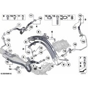 BMW Power Steering Return Hose - Genuine BMW 32416791633