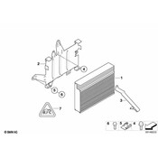 BMW Radio Amplifier Bracket - Genuine BMW 65126963304