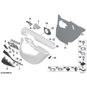 BMW Interior Door Handle Screw Cap - Genuine BMW 51426997693