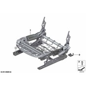 BMW Seat Adjuster - Genuine BMW 52107243530
