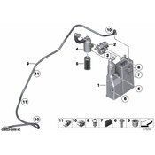 BMW Scavenge Air Line - Genuine BMW 16127201504