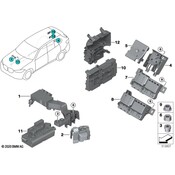 BMW Fuse Box - Genuine BMW 61145A0E7D0