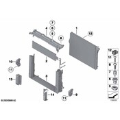 BMW Holder Thermostat - Genuine BMW 17117575775