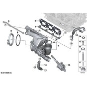 BMW Set Wastegate Valve Actuator - Genuine BMW 11658485116