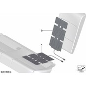 BMW Seat Heater Pad - Genuine BMW 52207235762