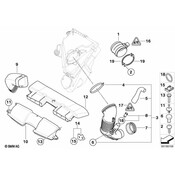 BMW Bracket Filtered Air Pipe - Genuine BMW 13717807266
