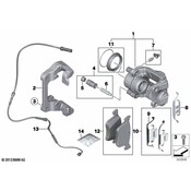 BMW Disc Brake Caliper Bracket  - Genuine BMW 34116850971