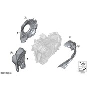 BMW Cover Differential Right - Genuine BMW 27207643218