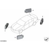 BMW Blind Spot Detection System Warning Sensor - Genuine BMW 66326891728