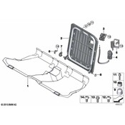 Mini Folding Seat Latch Release Handle - Genuine Mini 52207362679