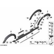 MINI Wheel Arch Molding - Genuine MINI 51779808946