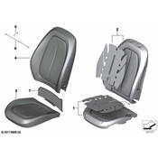 BMW Seat Back Cover - Genuine BMW 52107411900