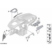 Mini Dashboard Air Vent - Genuine Mini 51459361667