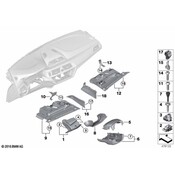 BMW Steering Column Cover - Genuine BMW 51459396453
