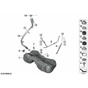 BMW Fuel Tank Strap - Genuine BMW 16117404150