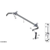 BMW Suspension Stabilizer Bar - Genuine BMW 33558091428