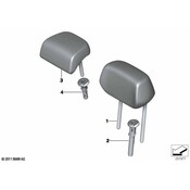 BMW Headrest - Genuine BMW 52207291000