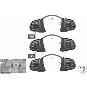 BMW Switch Multifunct.Steering Wheel Sport (Set) - Genuine BMW 61319270260
