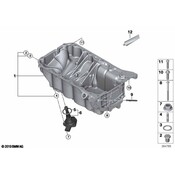 BMW Engine Oil Pan - Genuine BMW 11138580120