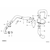 BMW Hose - Genuine BMW 11721261431