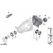 BMW Suspension Crossmember Insulator - Genuine BMW 33306873310