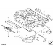 BMW Seat Flex Cable - Genuine BMW 52107068603