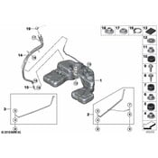 BMW Fuel Tank Filler Neck - Genuine BMW 16115A34399