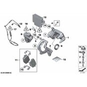 BMW Disc Brake Caliper Bracket Rear Right (M5 M6) - Genuine BMW 34217849386