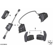 BMW Switch Multifct.Steering Wheel M-Sport - Genuine BMW 61317849410